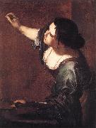 GENTILESCHI, Artemisia Self-Portrait as the Allegory of Painting fdg Sweden oil painting artist